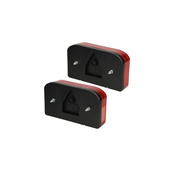 Set lampa spate 7 functii cu ceata si numar stanga dreapta 12V/24V 23cm Cod: ST0451-ST0452-poza 5-Dacenergy.ro