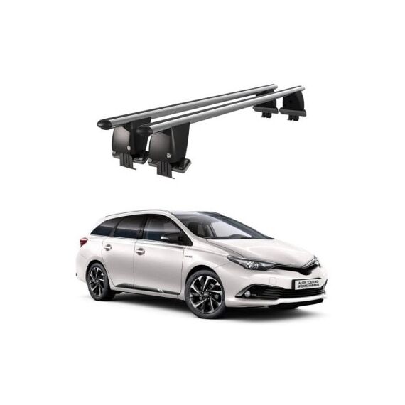 Bare transversale portbagaj auto aluminiu compatibile plafon neted Toyota Auris E210 Touring Sports 2018-> argintii sau negre Cod: CB200101 Kit-101-Dacenergy.ro