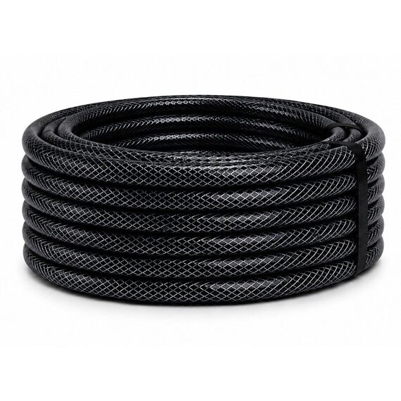 Furtun Gradina Grunman Economic, 3 Straturi PVC, 19 mm 3/4 inch, 20 m, Rezistent UV, Presiune Maxima 20 bar, Temperatura -10 pana la +50 grade C, Flexibil, Durabil, Irigatii Gradina Sera Gazon-Dacenergy.ro