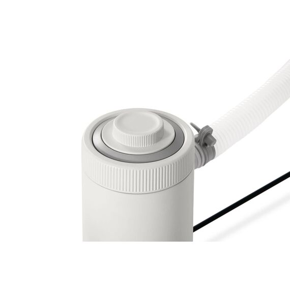 Pompa filtrare piscina Intex, 1250 l/h, 30 W, 220-240 V, filtru cartus hartie tip H, Hydro Aeration Technology, debit sistem 1003 l/h, diametru racord 32 mm, 2.47 kg, compatibila piscine 183-305 cm, Alb-poza 3-Dacenergy.ro