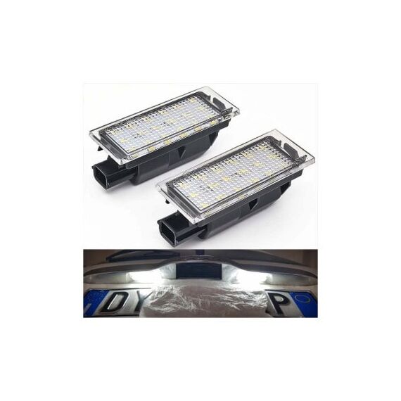 Lampi numar LED compatibile Dacia Logan II facelift Renault Clio Megane Laguna Cod: 71601-poza 4-Dacenergy.ro