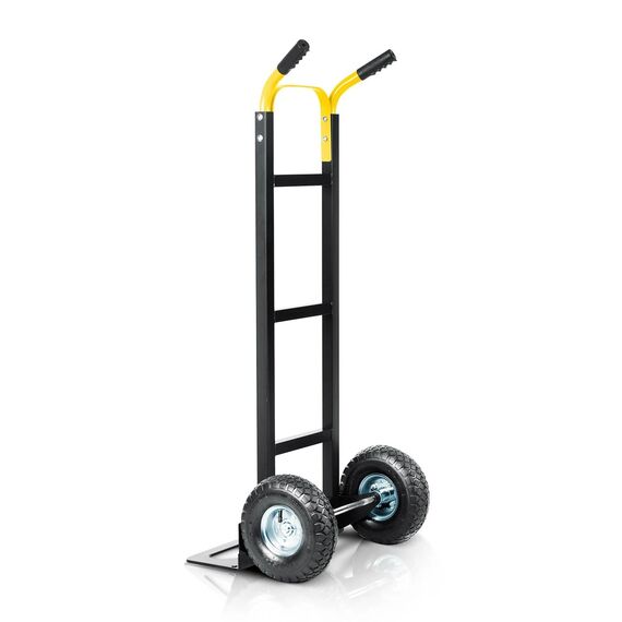Carucior Transport Pliabil Humberg, Tip Roaba, Capacitate 250 kg, 2 Roti Mari Ranforsate Metalic, Cadru Otel Galvanizat, Platforma Durabila, 46x50x130 cm-poza 11-Dacenergy.ro