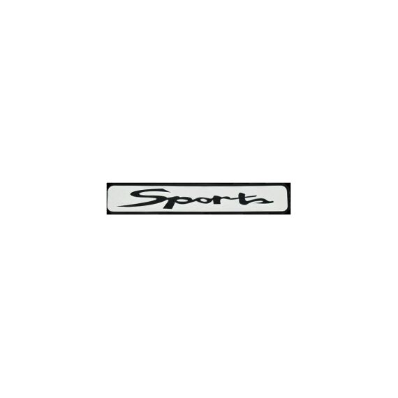 Abtibild Sports auto culoare alb decorativ pentru exterior si interior Cod: DZ-075-Dacenergy.ro
