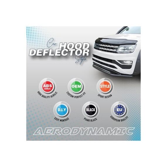 Deflector capota auto compatibil Renault Master III 2010-2014 Cod: 28041-poza 2-Dacenergy.ro