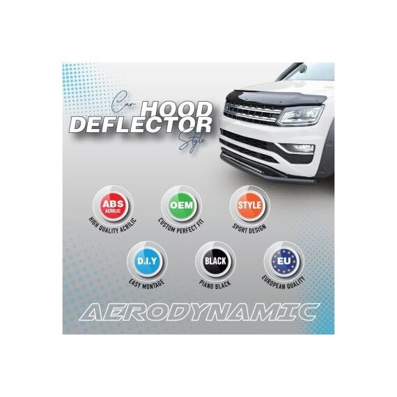 Deflector capota auto compatibil Ford Transit Custom 2018-2023 Cod: 17041-poza 2-Dacenergy.ro
