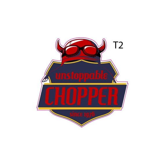 Abtibild "CHOPPER " Cod:TAG 073 / T2-Dacenergy.ro
