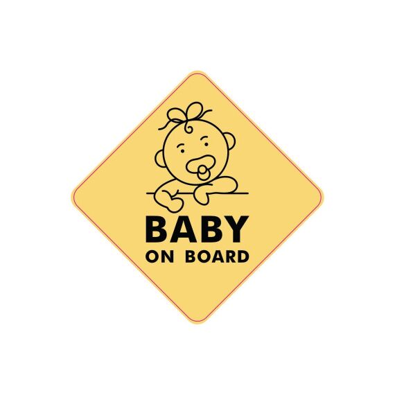 Abtibild "BABY ON BOARD" Cod: TAG 047 / T2-Dacenergy.ro
