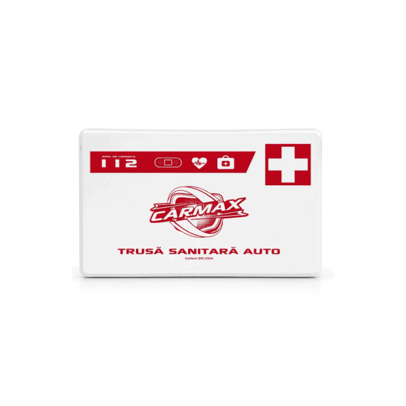 Kit siguranta auto complet trusa cutie alba 2 triunghiuri vesta geanta stingator cu manometru  Runkit-poza 2-Dacenergy.ro