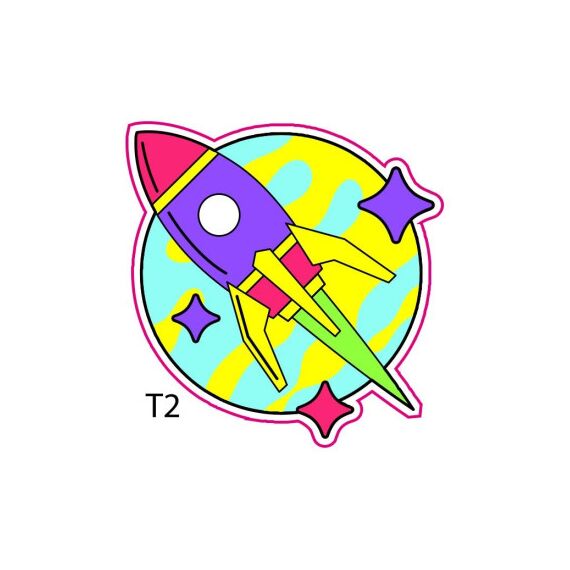 Abtibild "RACHETA " Cod:TAG 076 / T2-Dacenergy.ro