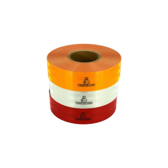Banda reflectorizanta alba tip fagure 5cm X 45.7m omologata U.E. Cod:UE58W-Dacenergy.ro