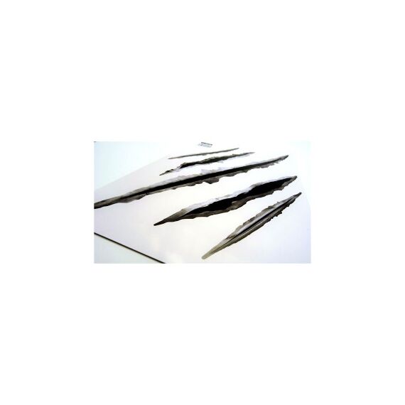 Abtibild urme gheara auto decorativ 22x28cm Cod: 3D-FK4-poza 3-Dacenergy.ro