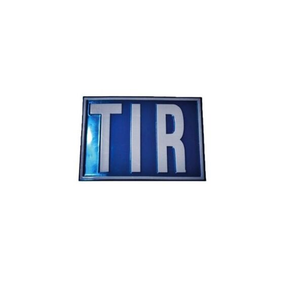 Placa metalica reliefata tir din otel-Dacenergy.ro