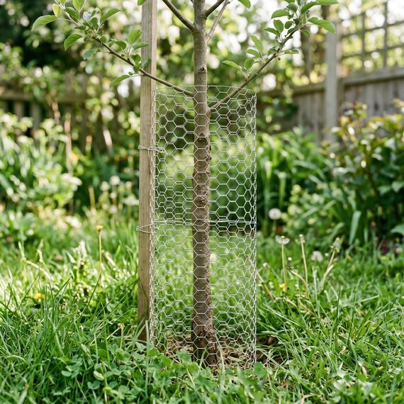 Plasa rabitz pentru gard si gradina DacEnergy, ochi hexagonal 25x25 mm, fir 0.90 mm, rol 1 x 25 M.L, model impletit din sarma zincata pentru imprejmuire, cotet pasari, protectie culturi si plante cataratoare, argintiu, Inaltime: 1 m, Grosime: 0.9 mm, Dimensiune ochi (L x l) (mm): 25x25 mm-poza 2-Dacenergy.ro