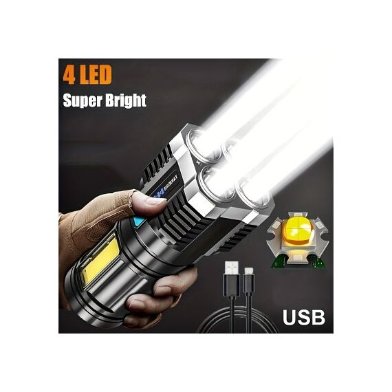 Lanterna LED reincarcabila 240 lm 3W Cod: FST-HY-912-poza 3-Dacenergy.ro