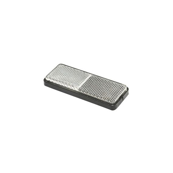 Dreptunghi reflectorizant cu adeziv alb fata 90x32mm  Cod: TR015-poza 3-Dacenergy.ro