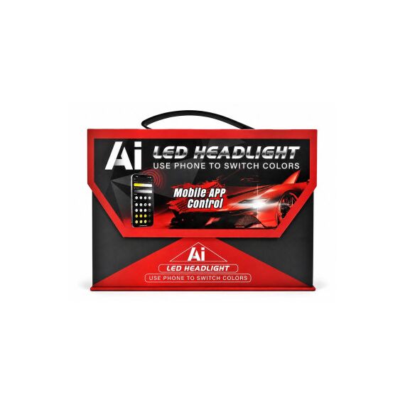 Becuri LED H11 CANBUS cu control prin aplicatie Bluetooth 90W 15000 lumeni 3000K-8000K 12-24V Cod: LX-V88APP-H11-poza 2-Dacenergy.ro