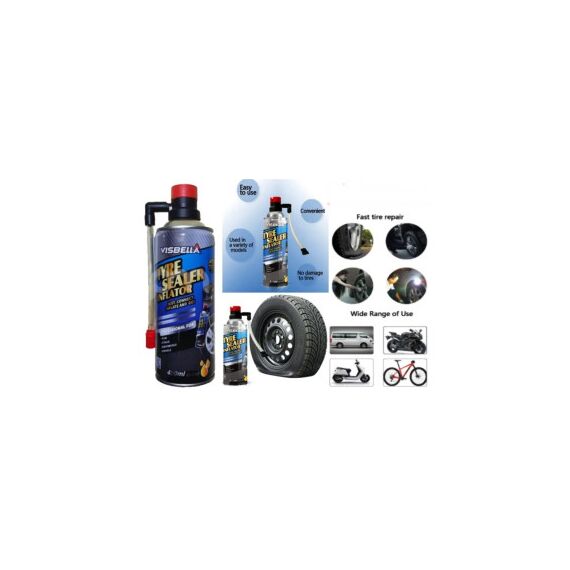Spray umflat si reparat anvelope Visbella 400ml Cod: 63603-poza 2-Dacenergy.ro