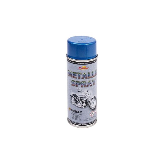 Spray vopsea metalizat albastru Champion profesional 400ml-Dacenergy.ro