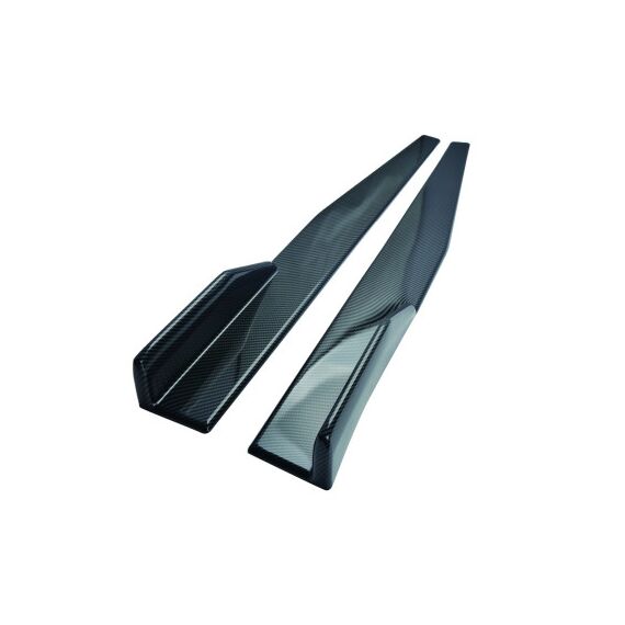 Set prelungiri ornament praguri laterale tuning 86cm carbon Cod: UNIV-051-poza 2-Dacenergy.ro
