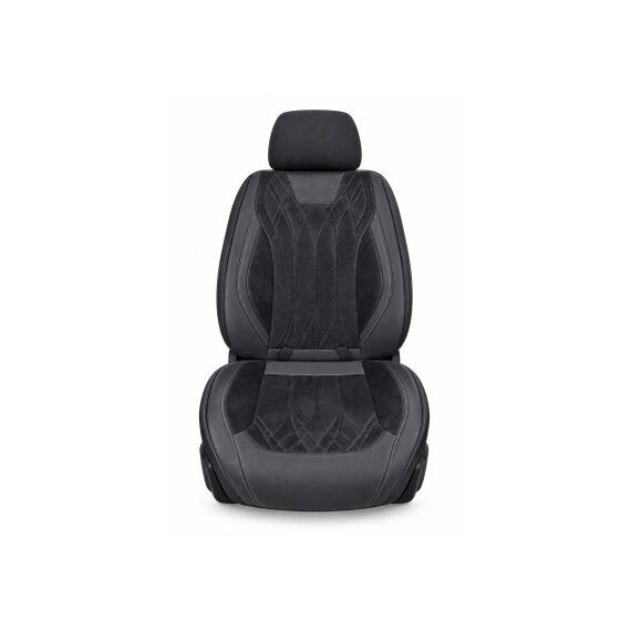 Huse scaune auto universale Premium 9D negre imitatie piele material tip Alcantara Cod: HNG3019-9D-1-poza 3-Dacenergy.ro