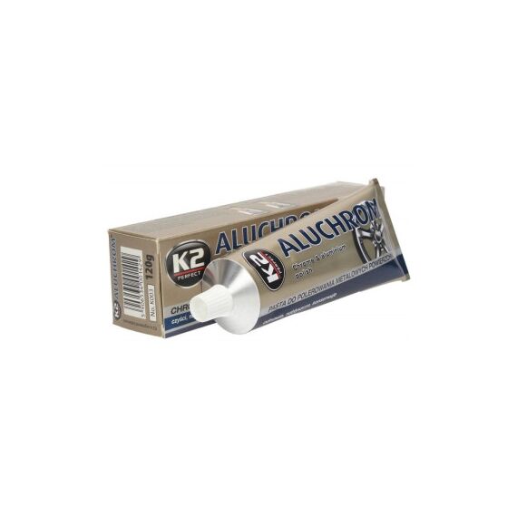Pasta polish curatare si lustruire suprafete cromate si aluminiu K2 Aluchrom 120g Cod: K0031-poza 3-Dacenergy.ro