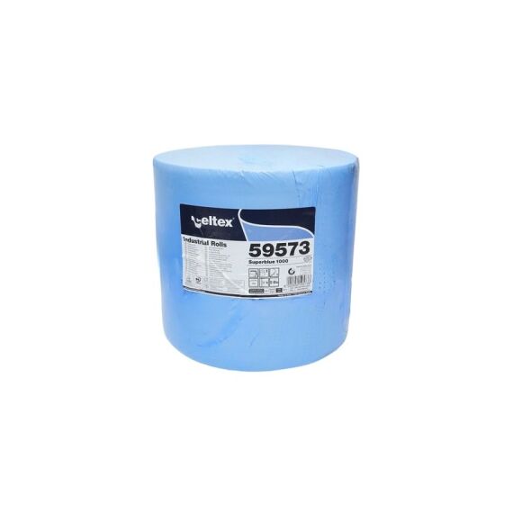 Rola lavete industriale hartie 3 straturi 36x36 cm Celtex Superblue 1000 portii 59573 Cod: AAA643-Dacenergy.ro