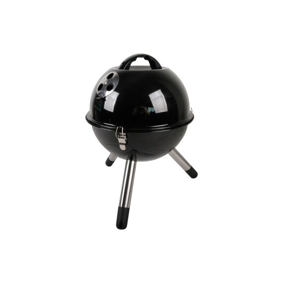 Minigrill portabil, gratar din crom, bol detasabil, cu carbune, diametru 37 cm-Dacenergy.ro