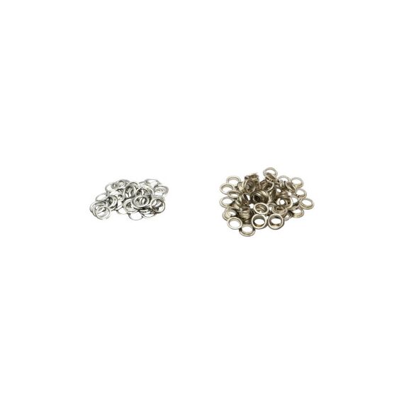 Set cleste montat ocheti metalici 10 mm cu 500 capse aurii si argintii Cod: AAA602-poza 6-Dacenergy.ro