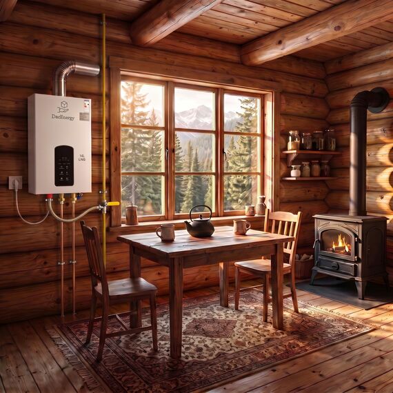 Incalzitor instant de apa pe gaz natural DacEnergy, boiler GNL fara rezervor cu tiraj fortat, panou tactil si afisaj digital, reglare 35-65 grade, montaj pe perete, kit evacuare si para de dus incluse, alimentare 220V, 14 l/min, 28 kW, alb, Tip alimentare	: Gaz natural, Capacitate: 14 l-poza 13-Dacenergy.ro