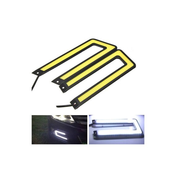 Lumini de zi LED COB pentru auto cu montaj universal Cod: U88-poza 2-Dacenergy.ro