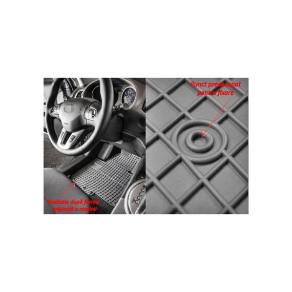 Covoare interior cauciuc El Toro compatibile Seat Alhambra I 5os. 1995–2010 Cod: 0311 P50-poza 2-Dacenergy.ro