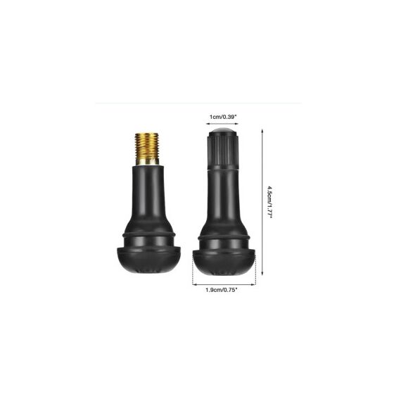 Valva tubeless pentru jante 13 inch  cauciuc negru standard auto Cod: TR413-poza 5-Dacenergy.ro