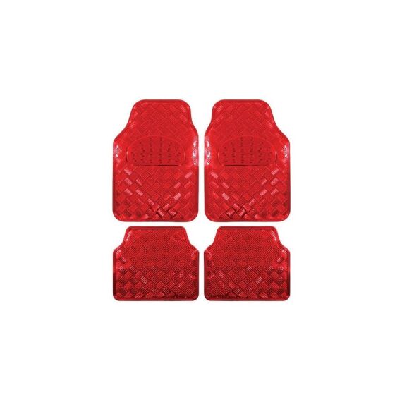 Covoare auto universale interior aluminiu rosu Cod: SR-L002-Dacenergy.ro