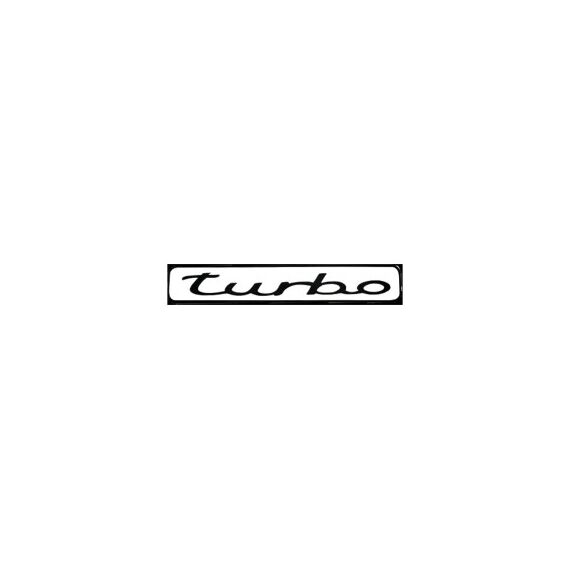 Abtibild Turbo auto alb decorativ pentru exterior si interior Cod: DZ-076-Dacenergy.ro