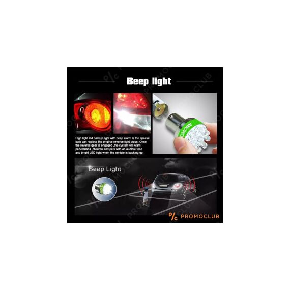 Sirena mers înapoi cu bec LED și sunet BEEP-BEEP  Cod: 2303-12V-poza 3-Dacenergy.ro