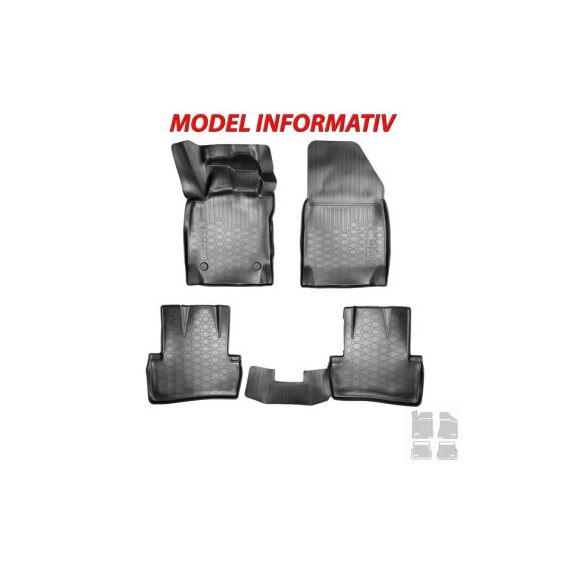 Covoare cauciuc tavita compatibile  Mercedes Clasa A W168 1997-2004 Cod: 2D 62503 / A10-Dacenergy.ro