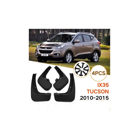 Aparatori noroi compatibile Hyundai Santa FE / IX45 2013-2019 Cod: MUD1017-CH5-poza 2-Dacenergy.ro