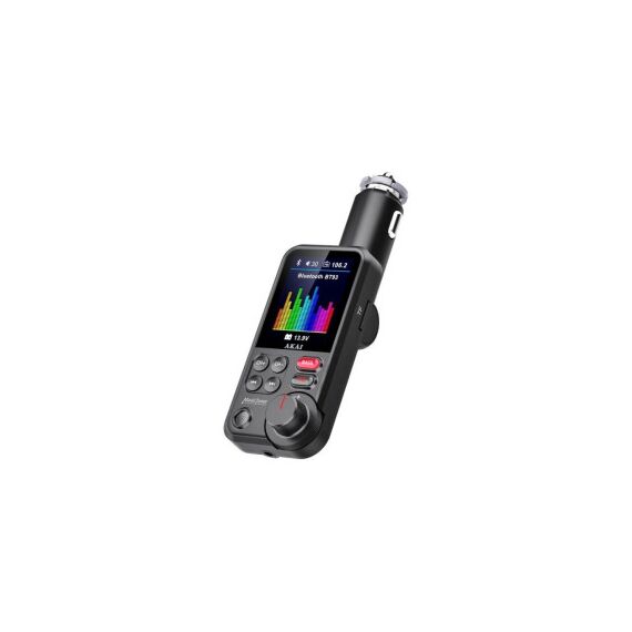 Modulator FM Akai  , Bluetooth, USB, Micro SD Card reader, functie incarcator telefon, microfon incorporat, egalizator Cod: FMT-93BT-Dacenergy.ro