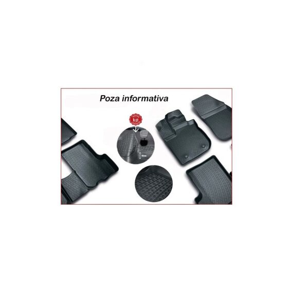 Covoare cauciuc tavita compatibile Nissan NV400 2011-2024 Cod: 3D 61523 A20-poza 3-Dacenergy.ro