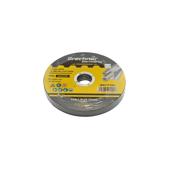 Panza disc flex pentru taiat si polizat inox T41 125x1.6x22mm   Cod: BK77194-poza 2-Dacenergy.ro