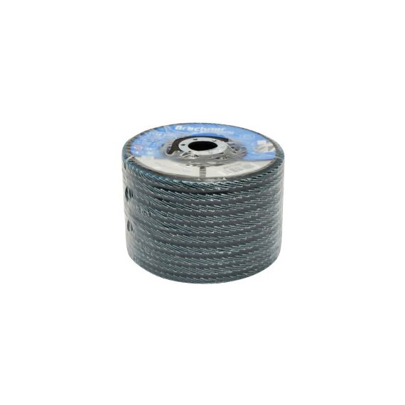Disc lamelar abraziv cu zirconiu pentru taiat si polizat metal, inox P120, 125mm  Cod: BK77201-poza 3-Dacenergy.ro