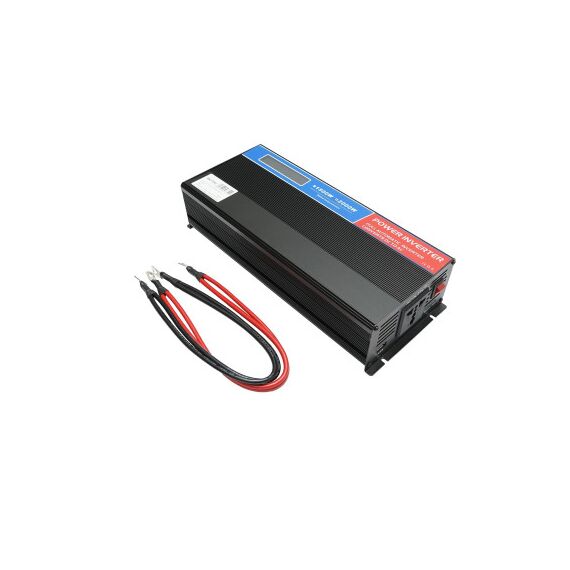 Invertor tensiune 12V 220V 2000W Breckner Germany cu USB si ecran LCD Cod: BK77003-Dacenergy.ro