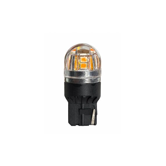 Bec o faza  T20 7440 W21W 15SMD 2835 12V CANBUS  nonpolar 320 lumen  Lumina galbena  Cod:SPT15-7440-Y-poza 2-Dacenergy.ro