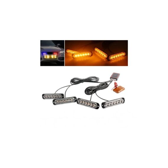 Lampa LED stroboscopica profesionala 12V cu telecomanda Cod: HH-ZW64-poza 5-Dacenergy.ro
