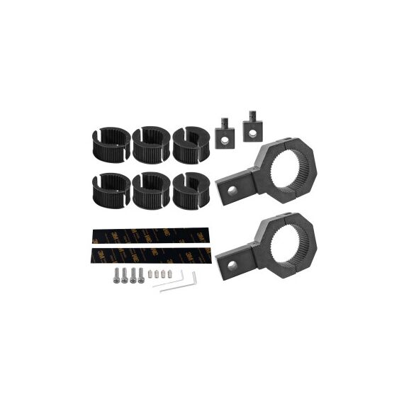 Set 2 suporti  proiectoare LED universal pentru  prindere de rollbar sau bullbar   Cod: TY038-poza 6-Dacenergy.ro