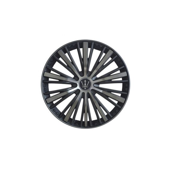 Set 4 capace roti Evo culoare negru gri antracit 15 inch Cod: WM1-1GR-15-Dacenergy.ro