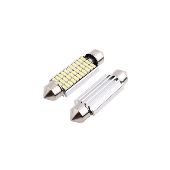 Bec sofit 39mm 12V 30SMD 3014 CANBUS  Lumina alba  Cod: NS-40106-poza 2-Dacenergy.ro