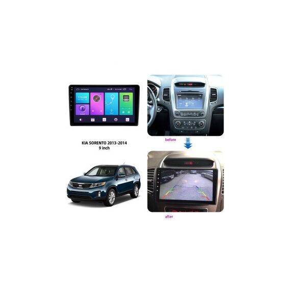 Rama Navigatie 9" cu cablaj  compatibila   Kia Sorento 2012 - 2015 Cod: NV3083/ GR1-poza 2-Dacenergy.ro