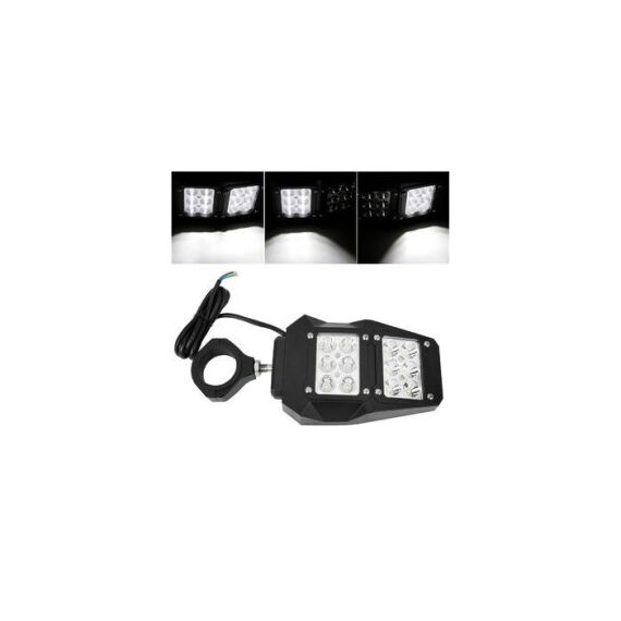 Set 2 oglinzi universale  compatibile UTV sau Maverick X3 cu proiectoare  Cod: FS-2024-poza 9-Dacenergy.ro