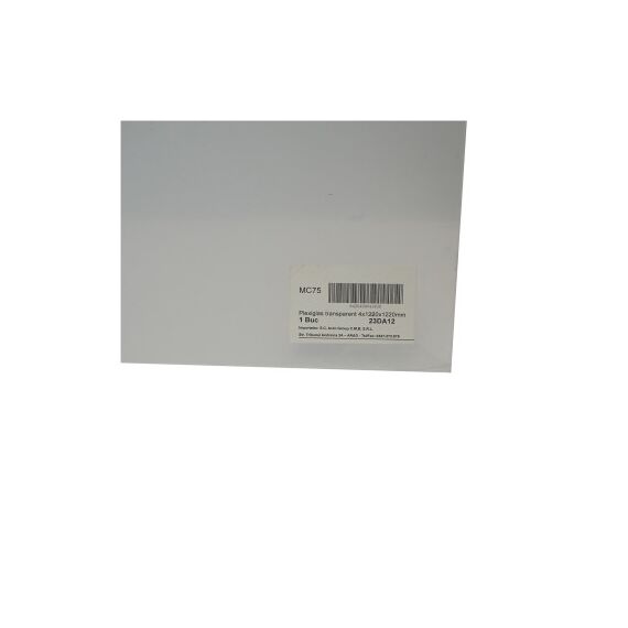 Placa plexiglas transparent 4x1220x1220mm  Cod: DISMC75-poza 2-Dacenergy.ro